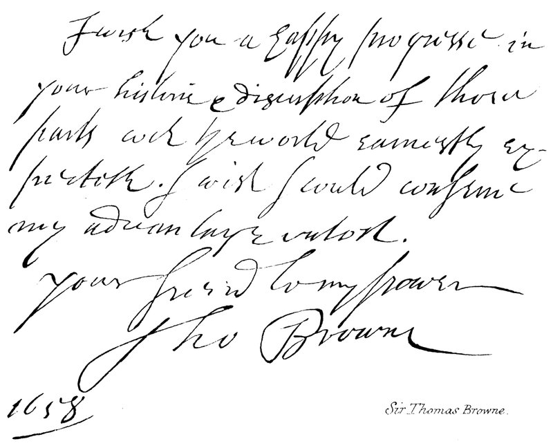 Sir Thomas Browne af English School