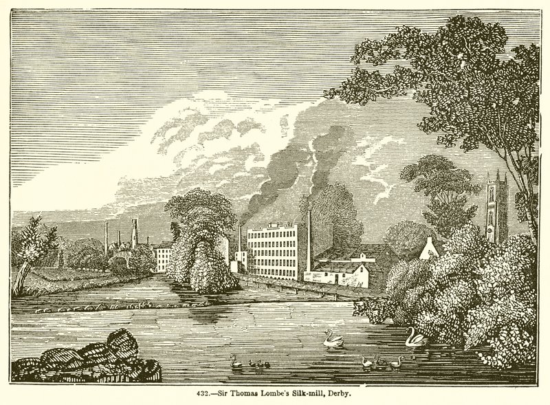 Sir Thomas Lombes Silk-Mill, Derby af English School
