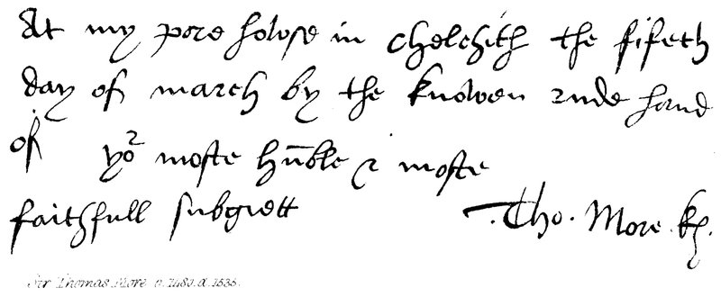 Sir Thomas More, f 1480, d 1535 af English School