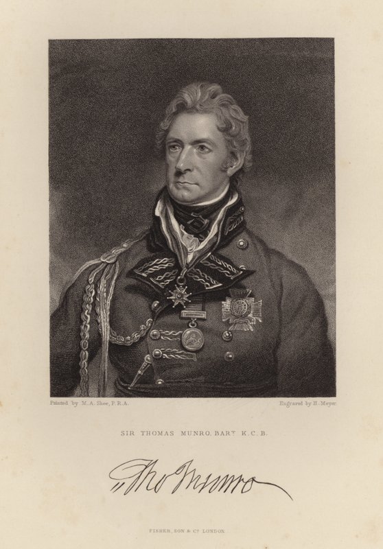 Sir Thomas Munro af English School