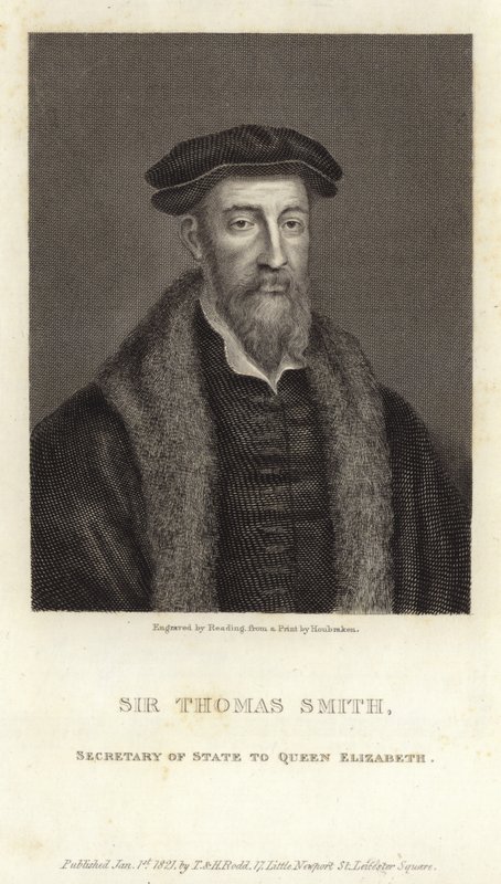 Sir Thomas Smith, engelsk lærd, diplomat og politiker af English School