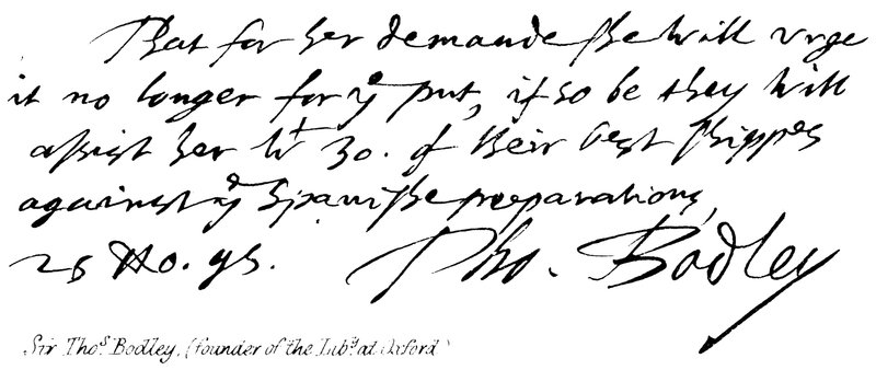 Sir Thos Bodley, (grundlægger af Liby i Oxford) af English School