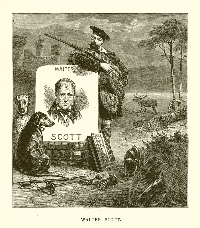 Sir Walter Scott af English School