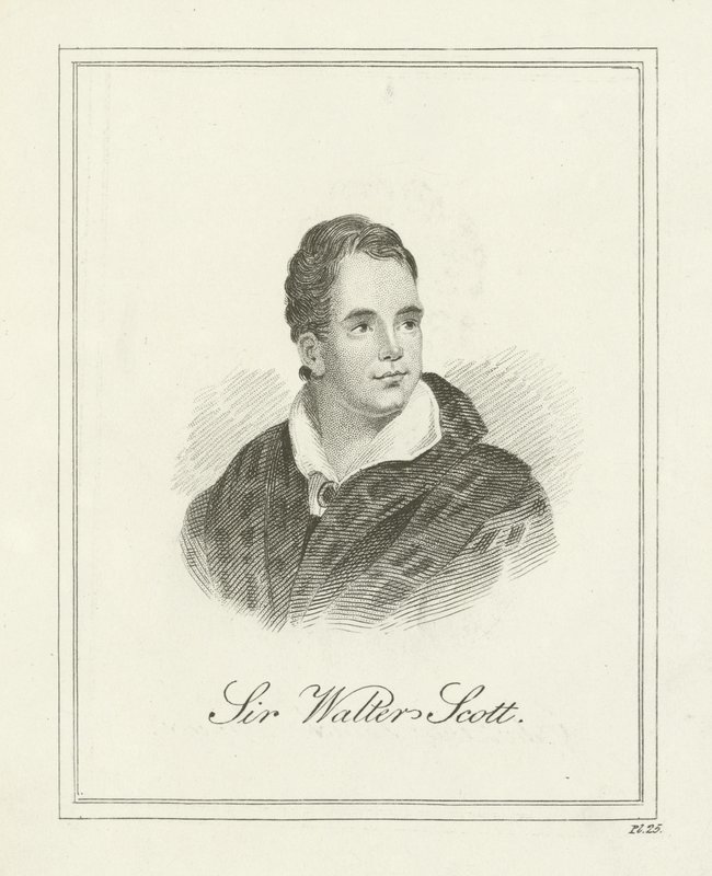 Sir Walter Scott af English School