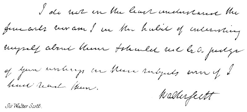Sir Walter Scott af English School