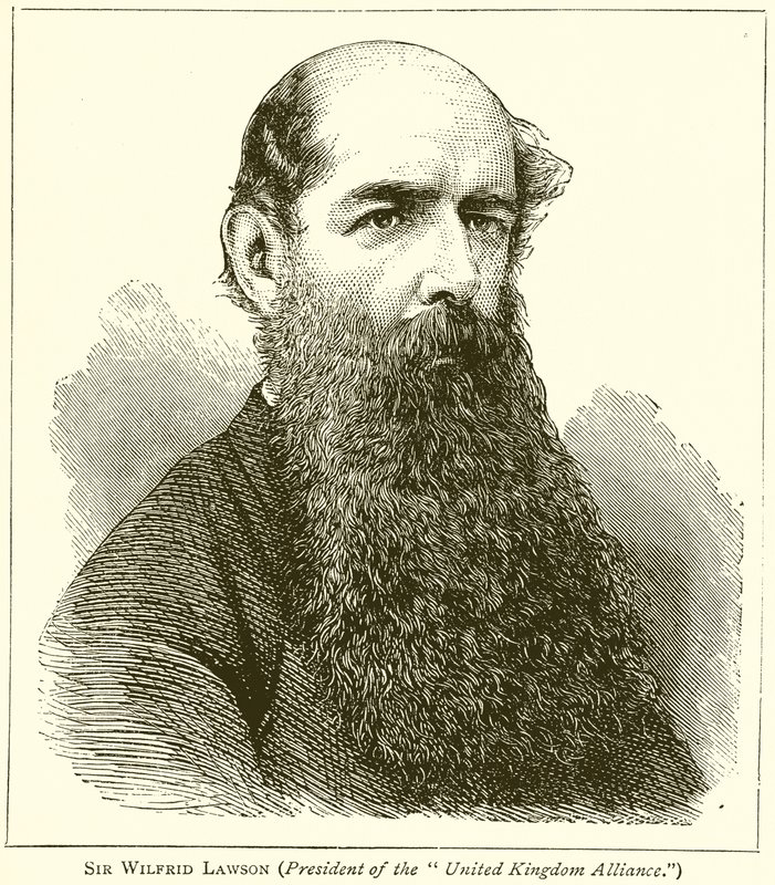 Sir Wilfrid Lawson (præsident for Det Forenede Kongerige Alliance) af English School