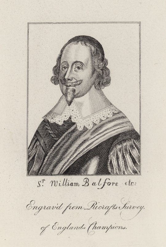 Sir William Balfour (gravering) af English School