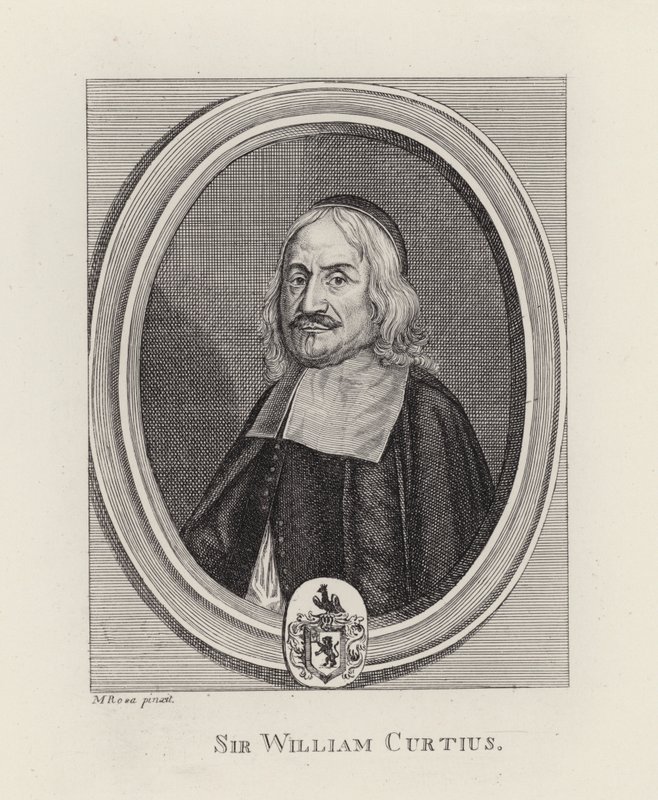 Sir William Curtius (gravering) af English School