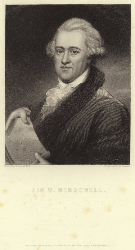 Sir William Herschel af English School