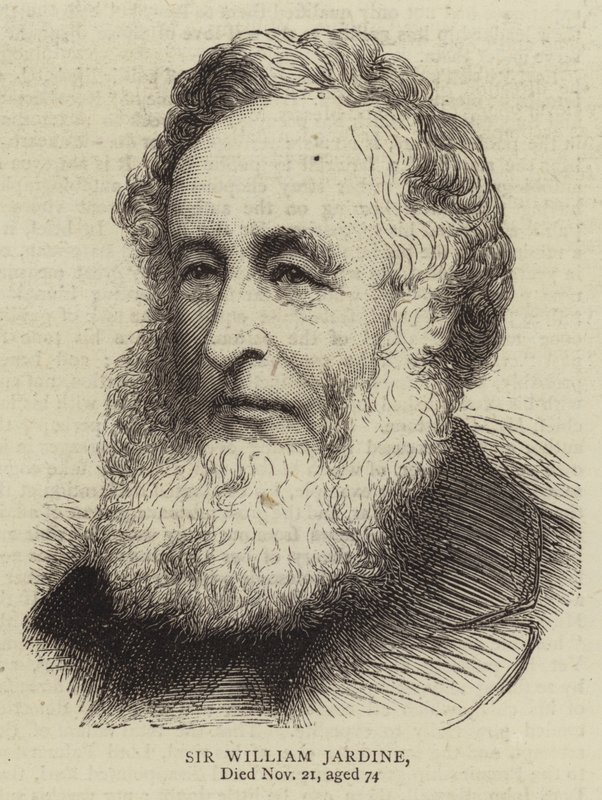 Sir William Jardine (gravering) af English School