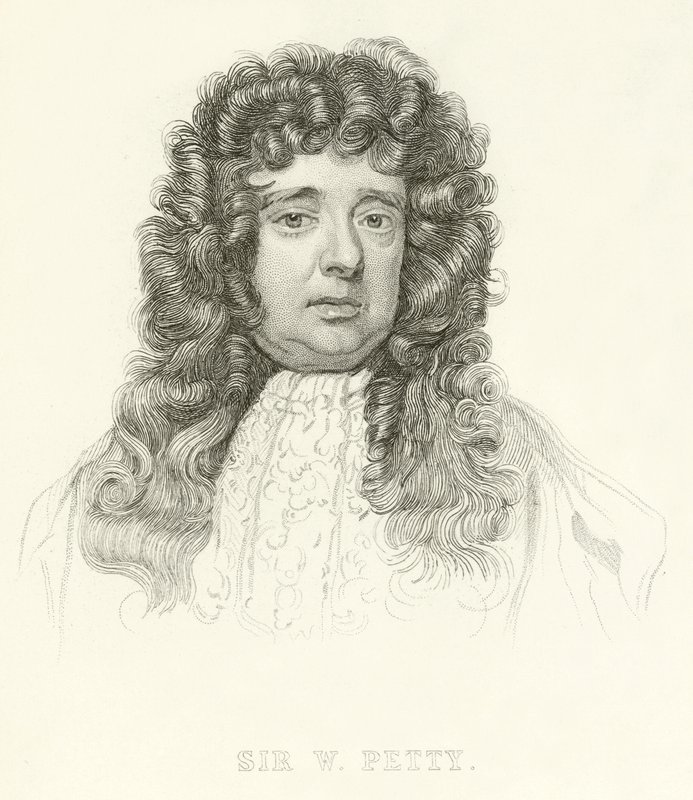 Sir William Petty af English School