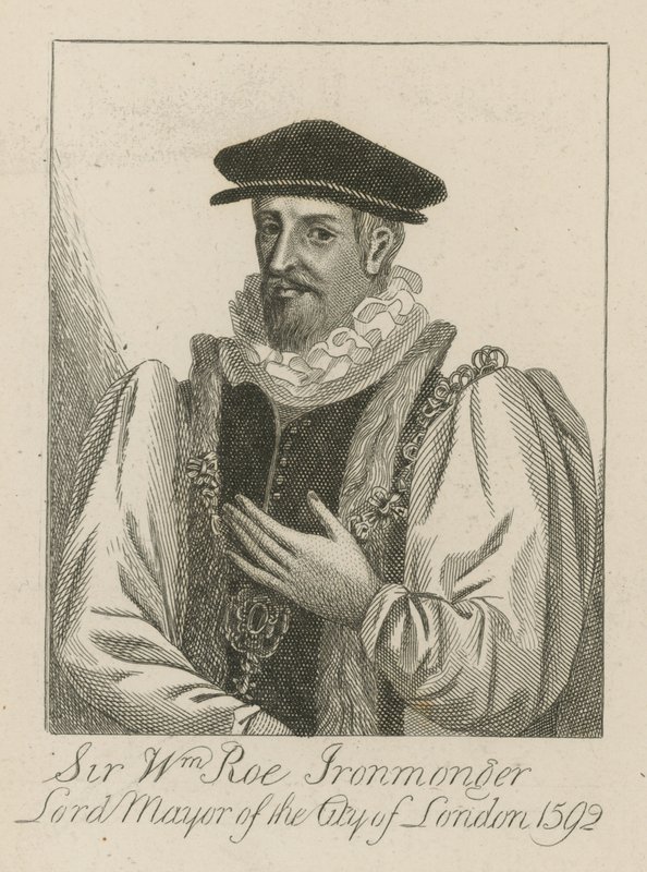 Sir William Roe, isenkræmmer, overborgmester i London i 1592 af English School
