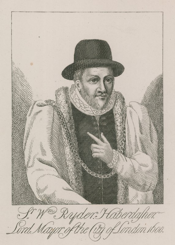 Sir William Ryder, sybehandler, overborgmester i London, 1600 af English School