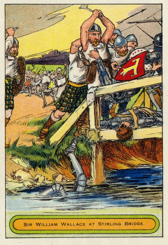Sir William Wallace ved Stirling Bridge af English School