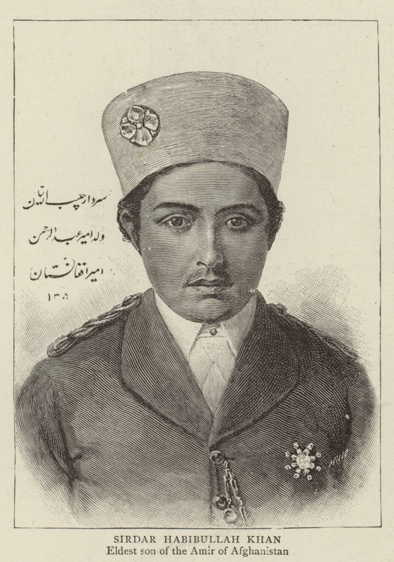 Sirdar Habibullah Khan (gravering) af English School