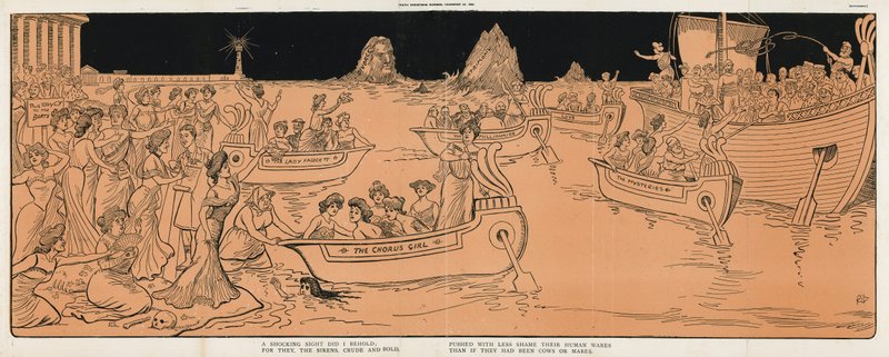 Sirener, 1906 af English School