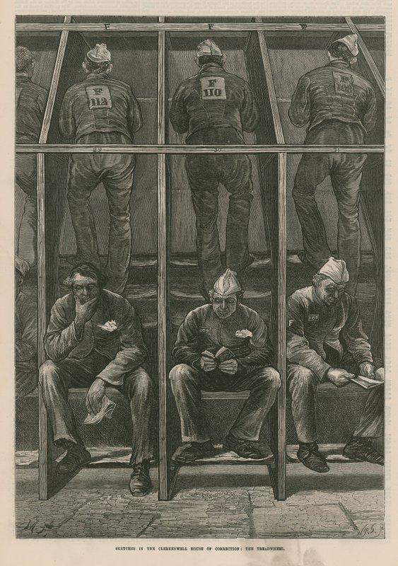 Skitser i Clerkenwell House of Correction af English School