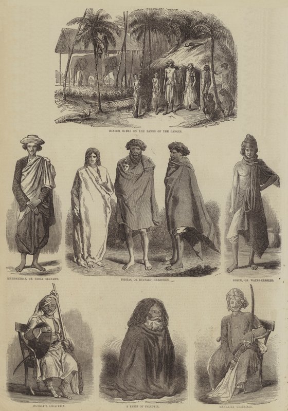 Skitser af Indien (gravering) af English School