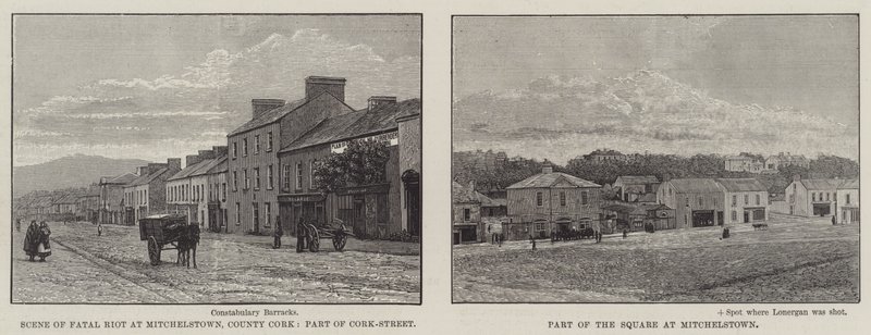 Skitser af Mitchelstown (gravering) af English School