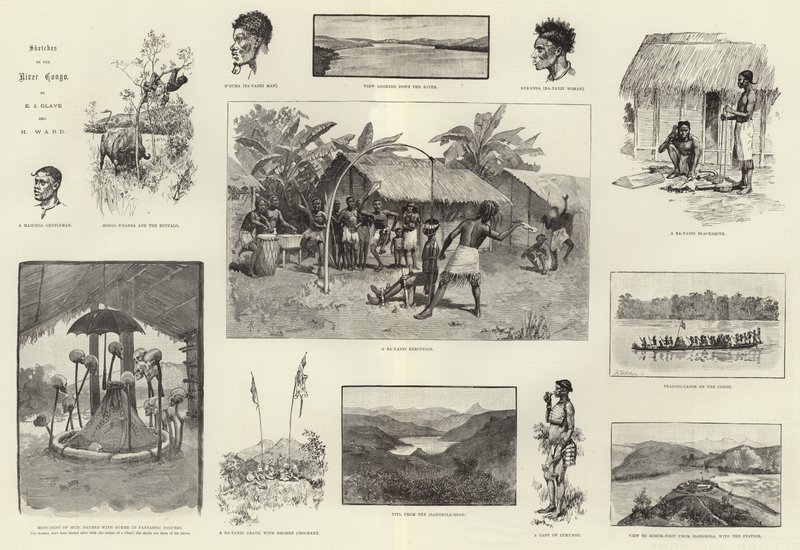 Skitser på floden Congo af English School