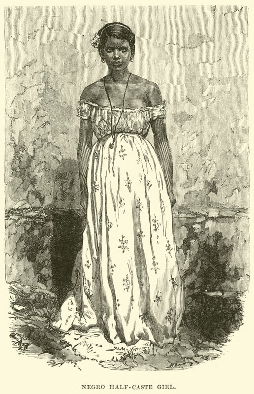 Slave halvkastepige af English School