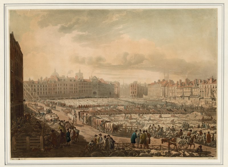 Smithfield marked af English School