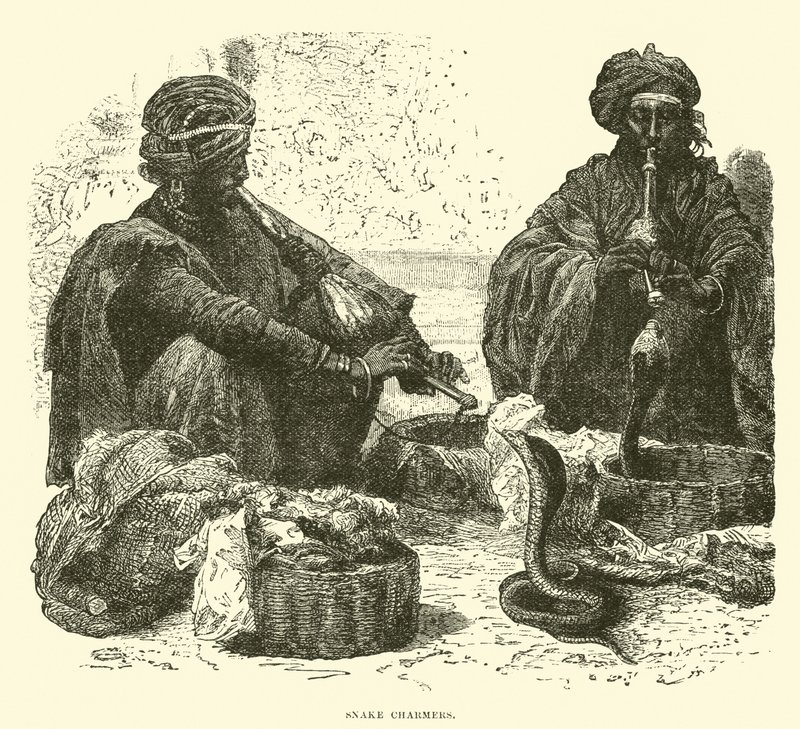 Snake charmers  af English School