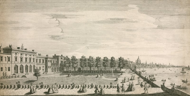 Somerset House, The Strand, London af English School