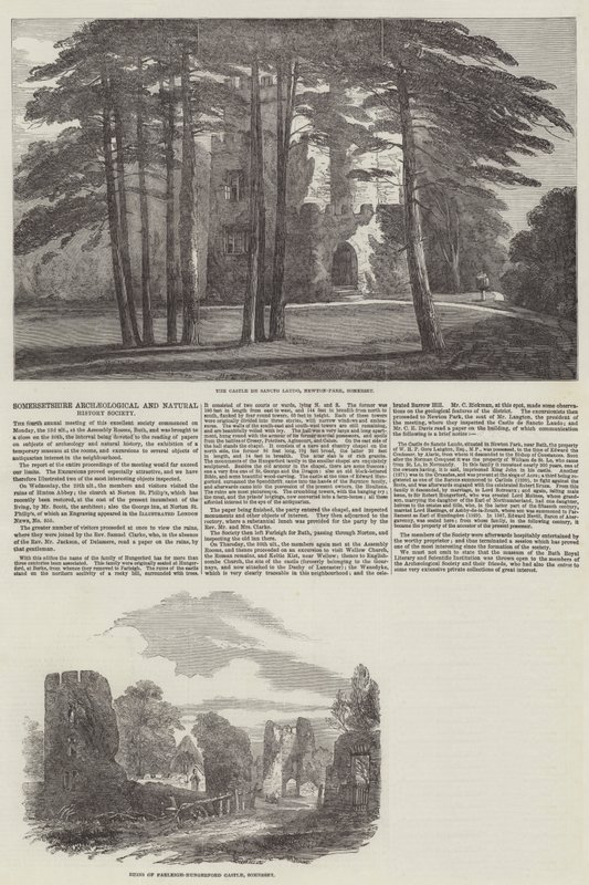 Somersetshire Archaeological and Natural History Society (gravering) af English School