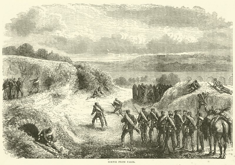 Sortie fra Paris, oktober 1870 af English School