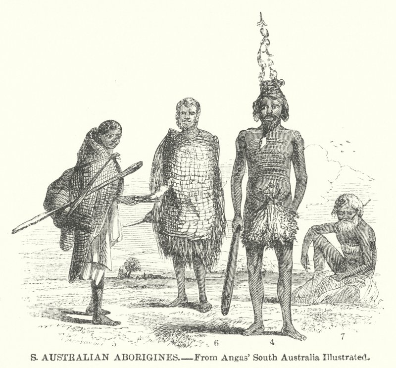 Sydaustralske aboriginer (stik) af English School