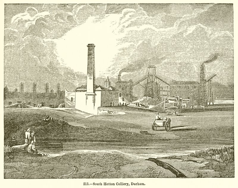 South Hetton Colliery, Durham af English School