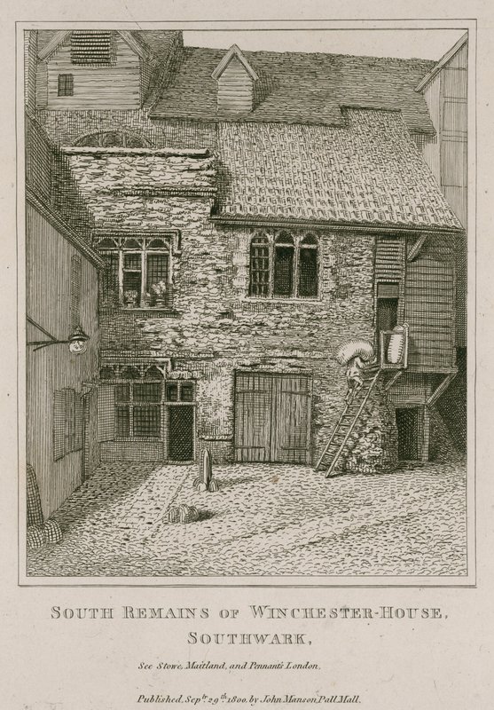 Sydlige rester af Winchester House, Southwark af English School