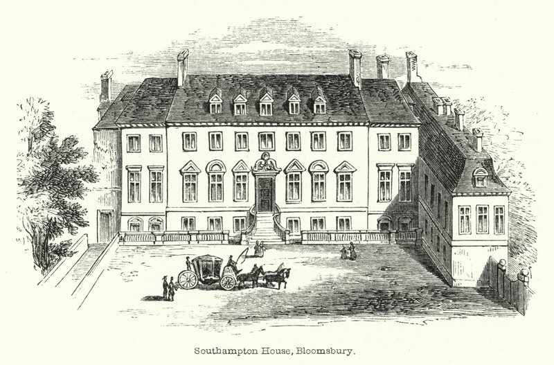 Southampton House, Bloomsbury (gravering) af English School