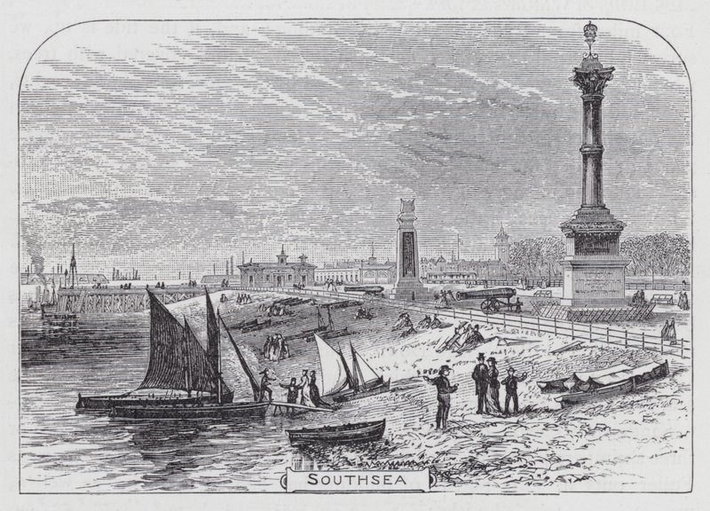 Southsea (gravering) af English School