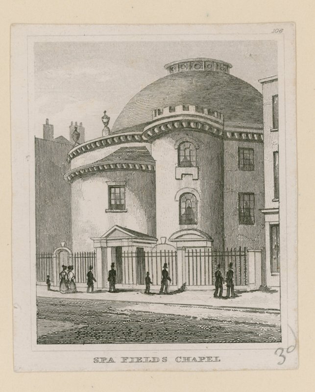 Spa Fields Chapel, Clerkenwell af English School