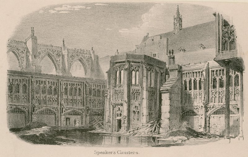 Højttalere Cloisters, Westminster Palace af English School