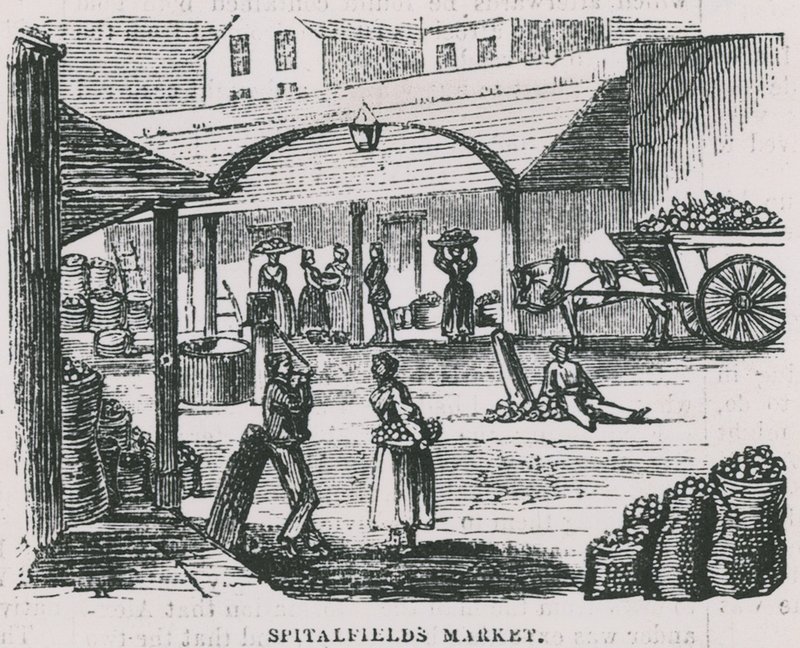 Spitalfields Market, London af English School
