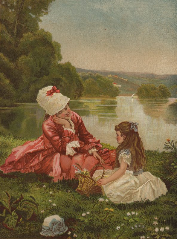 Spring Joys (chromolitho) af English School