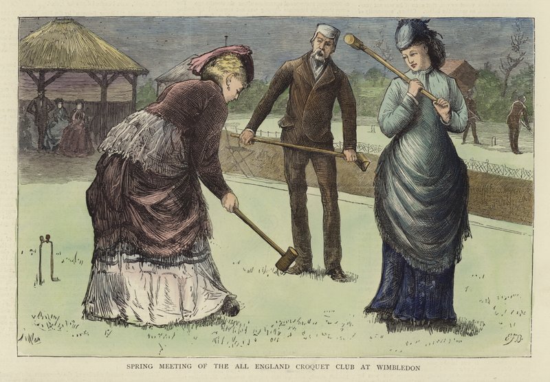 Forårsmøde i All England Croquet Club i Wimbledon af English School