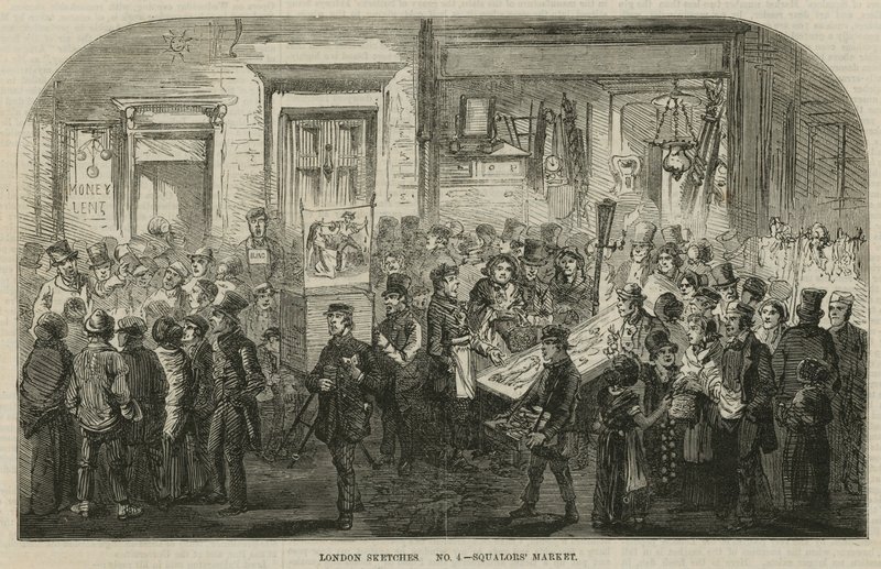 Squalors Market, St Luke, London af English School
