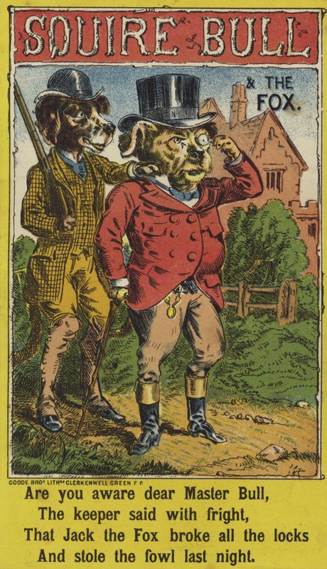 Squire Bull and the Fox af English School