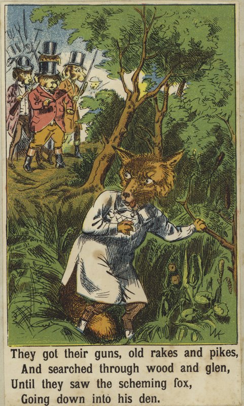 Squire Bull and the Fox af English School