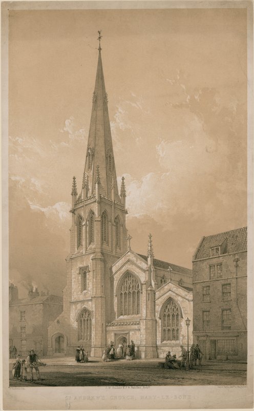 St Andrews Church, Marylebone, London af English School