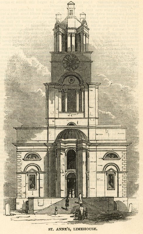 St Annes Church, Limehouse, London af English School