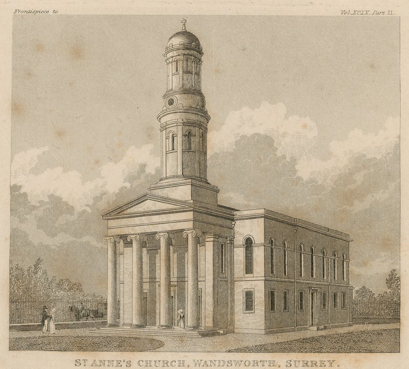 St Annes Church, Wandsworth, Surrey af English School