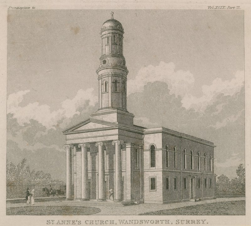 St Annes Church i Wandsworth af English School