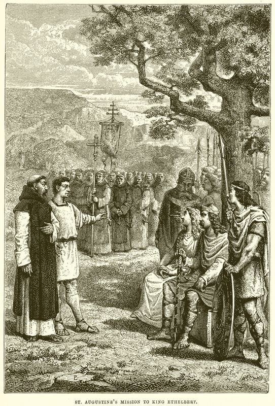 St. Augustines mission til kong Ethelbert af English School