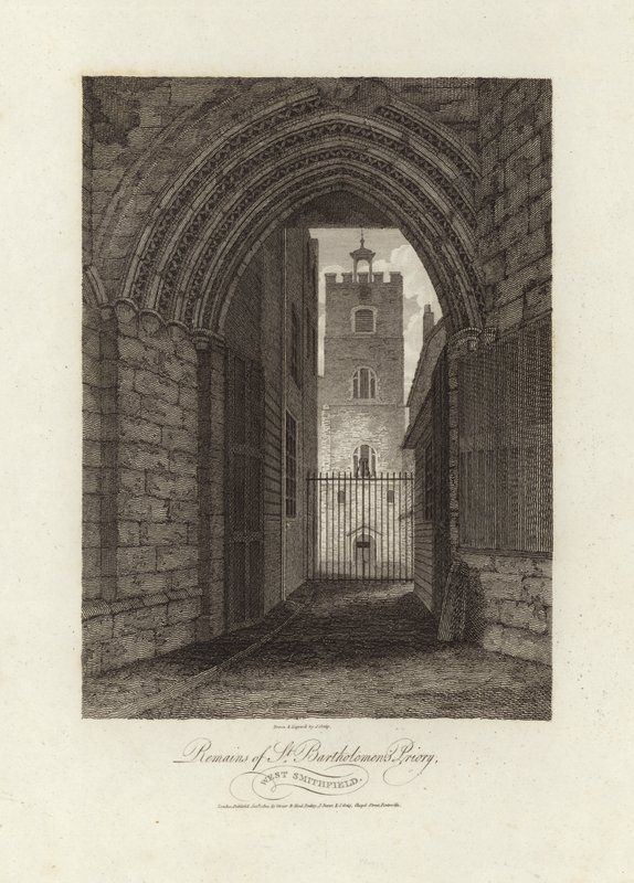 St. Bartholomews Priory, London af English School