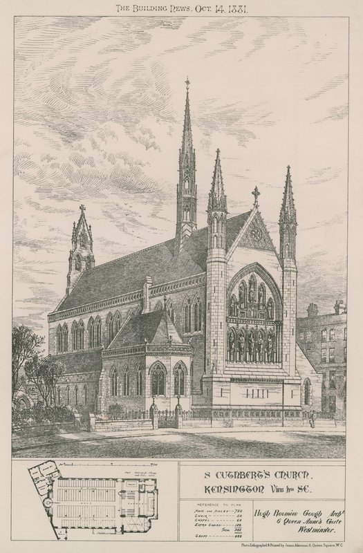 St Cuthberts Church, Kensington af English School